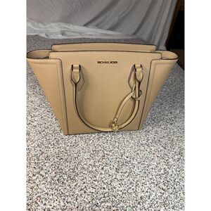 Michael Kors Ayden Large Camel Leather Tote Bag for Women​